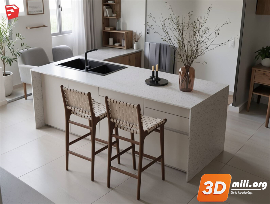 Kitchen island Skp Files